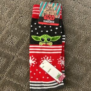 NWT Star Wars Mandalorian Baby Yoda Crew Socks